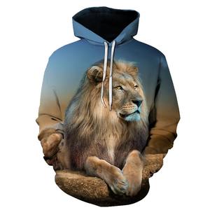 New 2025 New <b>Lion</b> <b>King</b> 3D Printed Sportswear Men's Sweatshirt Street Style New Loose and Versatile Long Sleeve <b>Hoodies</b> for Men - Product Image 5