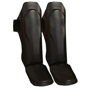Espinilleras de Cuero Genuino Aura Stitch, Forjadas en Batalla, Equipo de Protección para MMA, Muay Thai y Kickboxing - Product Image 3