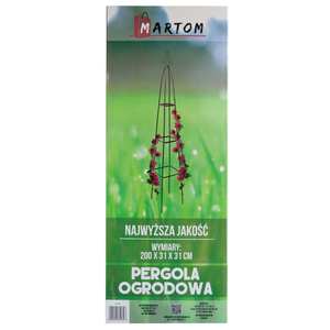 Pergola de jardin pyramidale en métal avec support pour roses, auvent et gazebo - Product Image 2