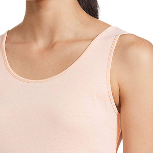 Última llegada personalizada camiseta sin mangas de las mujeres transpirable cómodo gimnasio ropa de fitness camiseta sin mangas de las mujeres al por mayor tasa OEM transpirable - Product Image 4