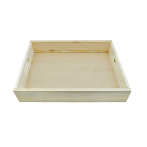 Plateau de service rectangulaire en bois classique avec poignée polyvalent pour la maison cuisine restaurant hôtel toutes formes pour l'exportation vers l'inde - Product Image 6