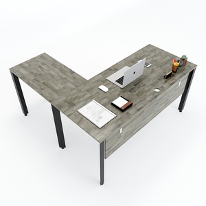 Système Trian Concept 160x150 Design Industriel HCTA017 – Pieds de Table Basse en L avec Sièges pour Salle à Manger (Montage Requis) - Product Image 3