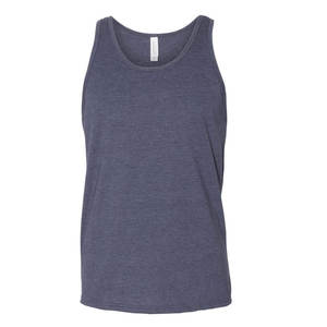 Bella + toile unisexe chiné CVC réservoir été décontracté sans manches gilet hommes vêtements de sport solide respirant CVC débardeur - Product Image 1