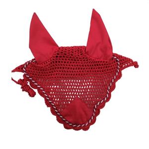 Bonnet d'oreille de cheval au crochet avec voile de mouche à paillettes Accessoire d'équitation élégant et confortable Idéal pour l'entraînement et les spectacles - Product Image 3