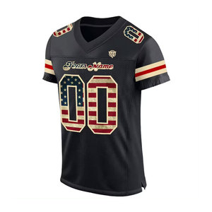 เสื้อเจอร์ซีย์ฟุตบอลสไตล์อเมริกันผ้าเจอร์ซีย์แฟนฟุตบอล - Product Image 1