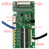 Sistema de Batería de Litio Ternaria (LiFePO4) YDE Smart 16S 60V 30A-150A con BMS RS485 de Alto Rendimiento para Almacenamiento de Energía Doméstica ZQ-16S101030