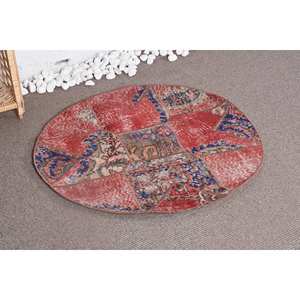 Alfombra Kilim de lana roja Vintage hecha a mano, área rectangular grande de 9x12 para entrada, pasillo de coche, patrón abstracto de retazos con respaldo de látex - Product Image 2