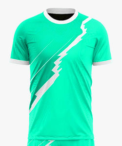 Kit de fútbol de sublimación completa personalizado para hombres y mujeres, camiseta de fútbol cómoda de tela ligera suave, 100% poliéster - Product Image 4