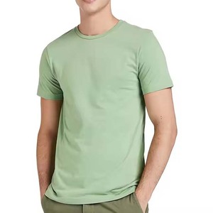High Quality <b>100</b>% Cotton T-<b>Shirts</b> Custom Unisex Screen Print Blanks for Men Bulk Plain Knitted T-<b>Shirt</b> - Product Image 6