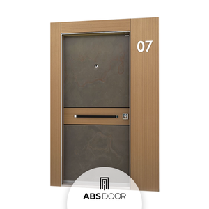 Puerta de Seguridad de Entrada Manual ABSDOOR PANORAMIC, Acero Inoxidable, Características Antirrobo, Aspecto de Hoja Brillante, Interior Térmico, Exterior - Product Image 3