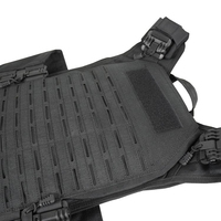 Chaleco Táctico Impermeable y Transpirable Oxford para Adultos, para Caza, Juego CS, Portaplacas de Liberación Rápida