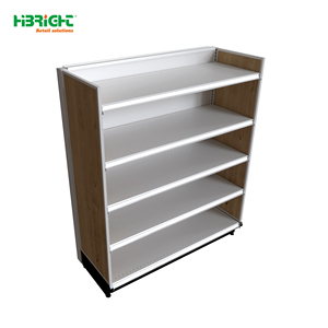 Estante de Exhibición Metálico Resistente Highbright HBE-SR <span class=keywords><strong>para</strong></span> Supermercados, con Estantes Sólidos Independientes, Instalación Rápida, Uso Comercial - Product Image 3