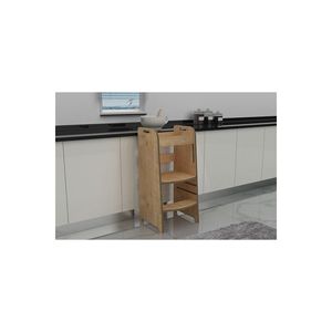 โต๊ะกิจกรรมหอคอยการเรียนรู้ STEM ไม้สมัยใหม่สำหรับเด็ก Merlin ปรับความสูงได้ ของเล่นวิทยาศาสตร์และวิศวกรรมเพื่อการศึกษา - Product Image 3