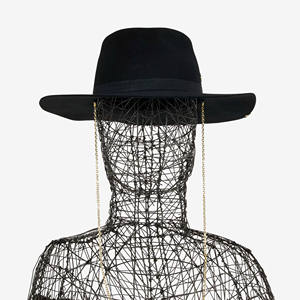 Premium Wool <b>Hat</b> Stylish Spiders Fedora <b>Hat</b> - Crafted From 100% Wool, Made in Italy - Perfect for Elevating Elegant Outfits - Product Image 3