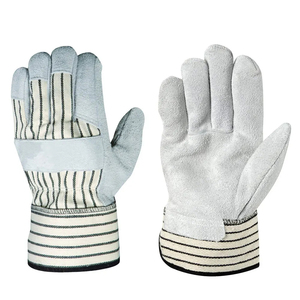 Guantes de trabajo de cuero dividido de vaca a precios competitivos Ropa de trabajo de seguridad manual con calidad superior - Product Image 1