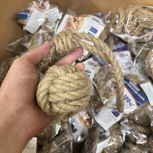 Juguete de cuerda de algodón de dos nudos para perros, fabricante OEM ODM de Vietnam, proveedor mayorista, juguete de cuerda ecológico para entrenamiento y juego - Product Image 6