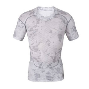 Camiseta de Protección Solar de Secado Rápido Unisex Ecológica con Logotipo Personalizado, Camiseta de Compresión de Manga Larga para Natación con Impresión Digital - Product Image 1