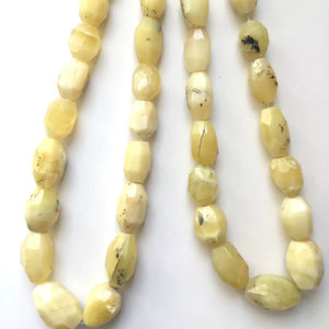 โอปอลสีเหลืองธรรมชาติทรงเหลี่ยมเจียระไน สำหรับทำเครื่องประดับอัญมณี - Product Image 1