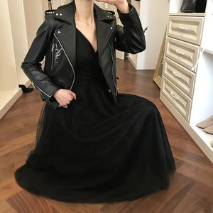 Winter Men's Genuine Sheepskin Leather Regular Length Canvas Waterproof Eco-Friendly Jacket - Product Image 5