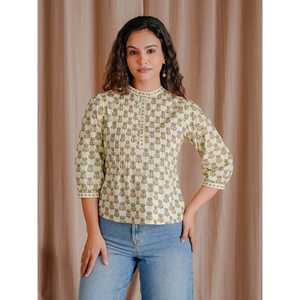 Top Corto de Algodón Estilo Pintux, Transpirable, Deportivo, Talla Única, con Volantes, Camisola - Product Image 1