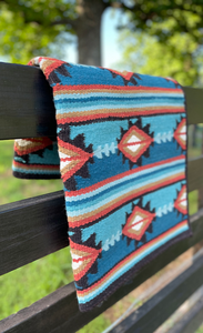 Western Show Horse Saddle Blanket Diseño de Nueva Zelanda Manta de sillín de lana hecha a mano Top Wool Saddle Pad Size - Product Image 3