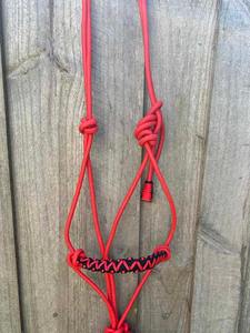 Licol de cheval western avec muserolle en cuir travaillé motif tournesol et cactus, en nylon réglable, équipement équestre - Product Image 3