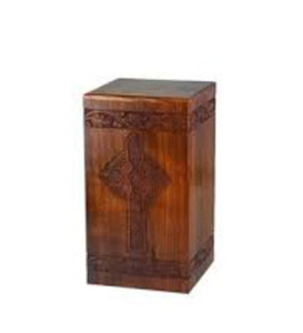Urnas de madera hechas a mano para cremación, urnas funerarias decorativas para hombre y mujer a bajo precio - Product Image 1