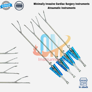 Instrumentos Quirúrgicos Cardíacos OldMed OMI--450, 4 Piezas, Manuales, Mínimamente Invasivos, Atraumáticos, de Acero Inoxidable de Grado Médico - Product Image 2