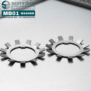 Arandela de bloqueo de alta calidad MB 01 para tuercas de bloqueo métricas KM01 MB01 a MB40 Accesorio de rodamiento Arandela de bloqueo - Product Image 5