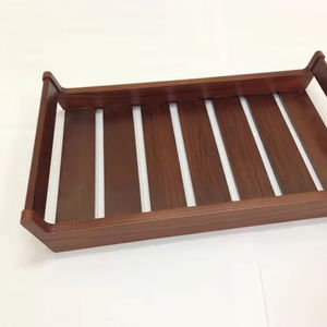 Sci ถาดไม้สำหรับเสิร์ฟอาหารเช้าดีไซน์เนอร์ถาดไม้ทำมือพร้อมที่จับถาดเสิร์ฟอาหารไม้แบบโบราณล่าสุด - Product Image 1