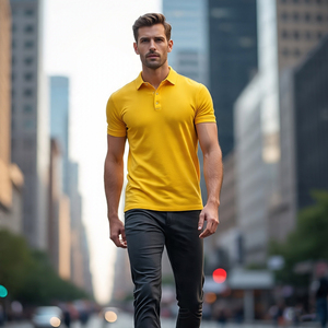 <b>Men's</b> Turn Down <b>Collar</b> Golf Polo <b>Shirt</b> Summer Short Sleeve Quick Dry Polo <b>Shirts</b> <b>Mens</b> Sportswear Fitness Polo <b>Shirts</b> <b>Men</b> - Product Image 3