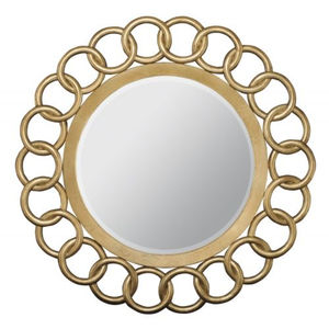 Espejo de Pared Redondo con Diseño de Ramas para Decoración de Sala de Estar y Baño, Espejos de Pared con Marco Dorado de Metal, Artesanías - Product Image 6