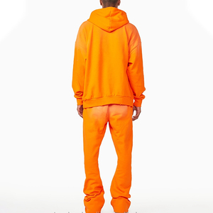 Ensemble de survêtements évasés 100% coton pour hommes personnalisés pour l'hiver Motif évasé brodé respirant - Product Image 3