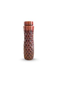 <b>Custom</b> Logo 750ml Pure Copper Eco-Friendly Leak-Proof Lid Hand Grip Sport <b>Water</b> <b>Bottle</b> with Health Benefits for Yoga & Multi-Use - Product Image 3