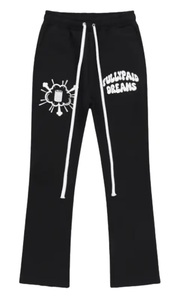 Custom Stacked 100% Conjuntos de algodón Trajes de sudor de los hombres de dos piezas de invierno Pantalones acampanados Conjuntos sudaderas con capucha Chándales traje de sudor para los hombres - Product Image 2