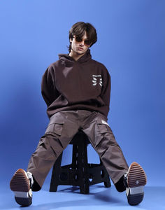 2025 Custom <b>Men's</b> Pullover <b>Hoodies</b> Casual Sports Outwear Sweatshirts Velour Crocheted Weave Hooded <b>Sleeveless</b> Plain Dyed Autumn - Product Image 4