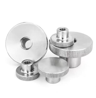 Avec collet en acier inoxydable Blind/Through Hole Metric Round Knurled Thread Insert Knurled Thumb Nuts DIN 466