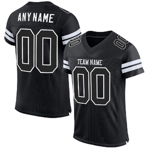 Camiseta de fútbol americano Unisex superventas de secado rápido con nombre de equipo personalizado y número de impresión camiseta de fútbol universitario - Product Image 4