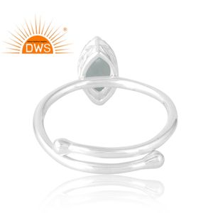 แหวนเงินแท้ 925 ประดับพลอยเลมอนโทแพซธรรมชาติ งานแฮนด์เมดขายดีที่สุด เครื่องประดับสั่งทำสำหรับผู้หญิง ของขวัญสำหรับเธอ - Product Image 2