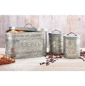 Pot de rangement en métal galvanisé fantaisie argent pour le stockage des aliments aliments secs cuisine décorative hôtel restaurant fabriqué en inde - Product Image 3