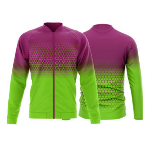 Exportateur de vestes de sport à fermeture éclair intégrale de haute qualité |   Chaud, respirant, séchage rapide |   Tailles Hommes Femmes Jeunes |   Veste d'entraînement - Product Image 3