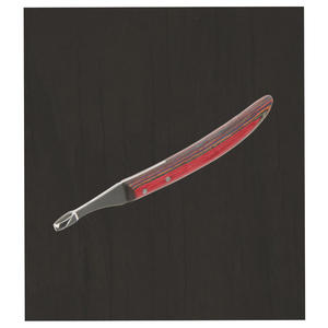 La herramienta de Ferrier, cuchillo para pezuña, hoja recta, equipo de herrador afilado, izquierda y derecha para cuidado de pezuña de caballo, mango de madera pulido - Product Image 3