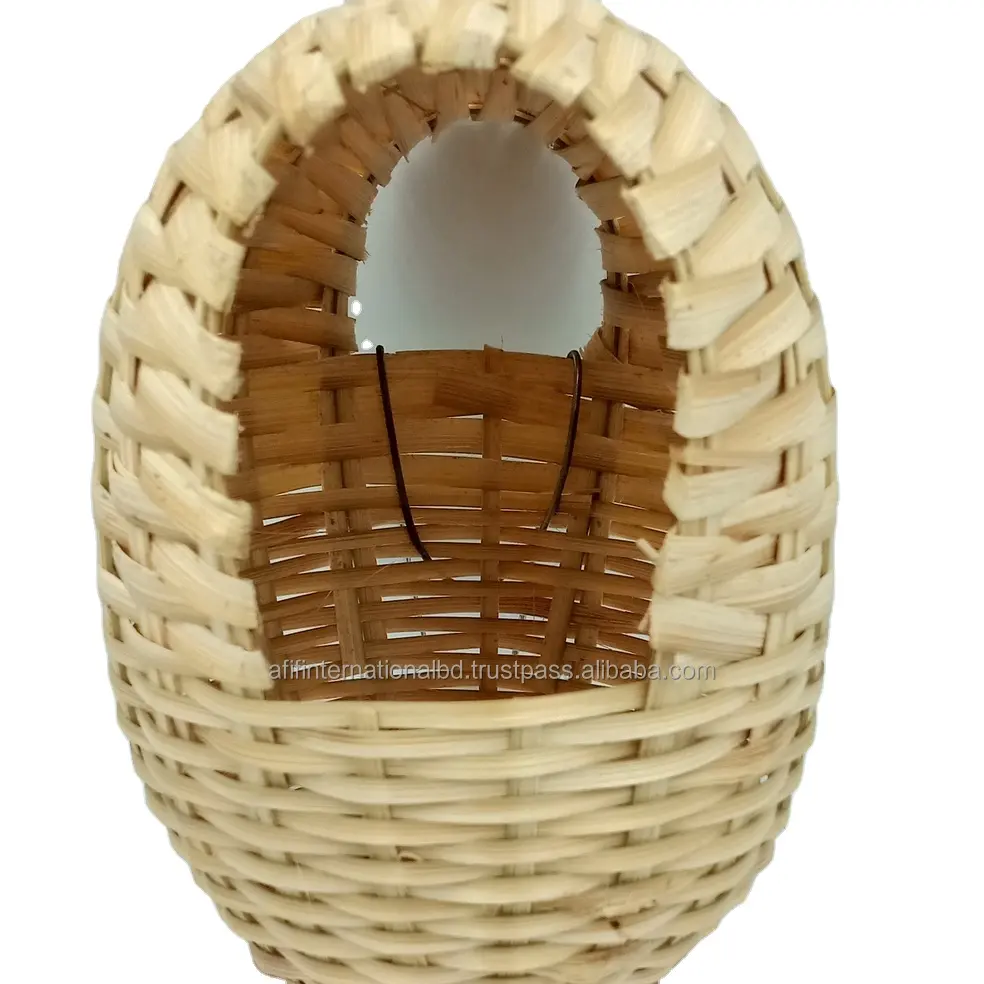 100% pure handmade Top Notch Quality Sustainable & Eco-friendly Hanging Grass Bamboo birds nest from Bangladesh