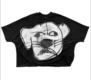 Custom Double Layered High Quality Silk Screen Printed Breathable Quick Dry 180g Cotton Unisex Cropped Oversized Men's T-<b>Shirt</b> - Product Image 3