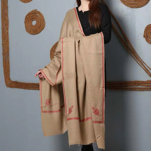 Chal de Lana Grueso de Color Sólido para Mujer, Ropa Casual e Invernal, MOQ Bajo, OEM, Personalizado, el Más Vendido - Product Image 1