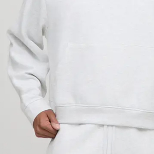 Sudadera con Capucha Ajustable de Color Sólido para Hombre, Precio al por Mayor, con Logotipo Personalizado y Bolsillo Delantero Tipo Canguro, Tejido Cómodo 2026 - Product Image 2