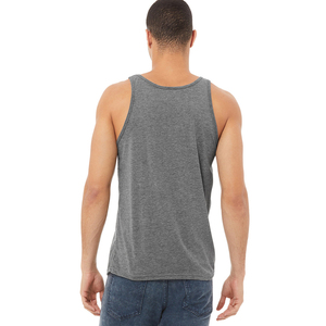 Charcoal Grey Tri-blend Tank Tops 3480 UNISEX JERSEY TANK-Top Bella + Canvas Unisex Jersey Tank Top - Product Image 3