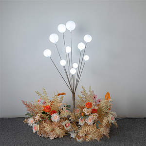 Centro de mesa de árbol frutal metálico de 4 pies/5 pies para ceremonias románticas, decoraciones de pasillo y recepción, decoración de boda iluminada con LED - Product Image 3