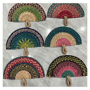 Abanico de Paja de Mar Hecho a Mano, Abanico de Paja de Mar para Decoración de Bodas, Accesorios para Eventos, Vietnam - Product Image 3