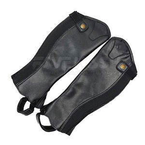 Mini Chaps de Cuero Duraderos para Caballos, Cubrepiernas con Correa Ajustable, Equipo de Entrenamiento para Uso Diario con Caballos - Product Image 6